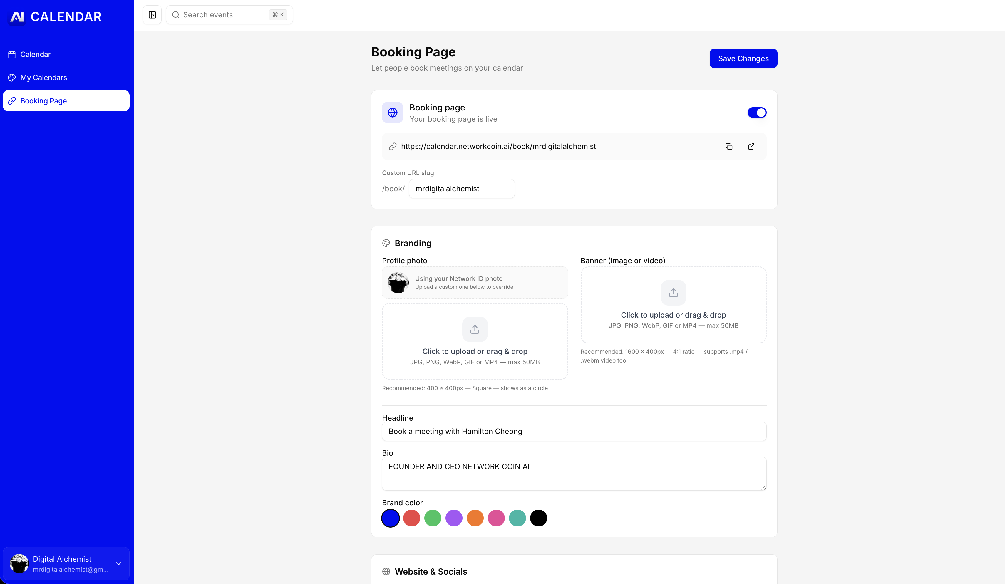 Network Calendar screenshot 3